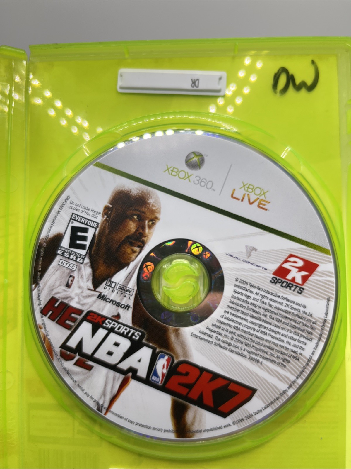 NBA 2K7 (Microsoft Xbox 360, 2006) Complete With Manual Tested