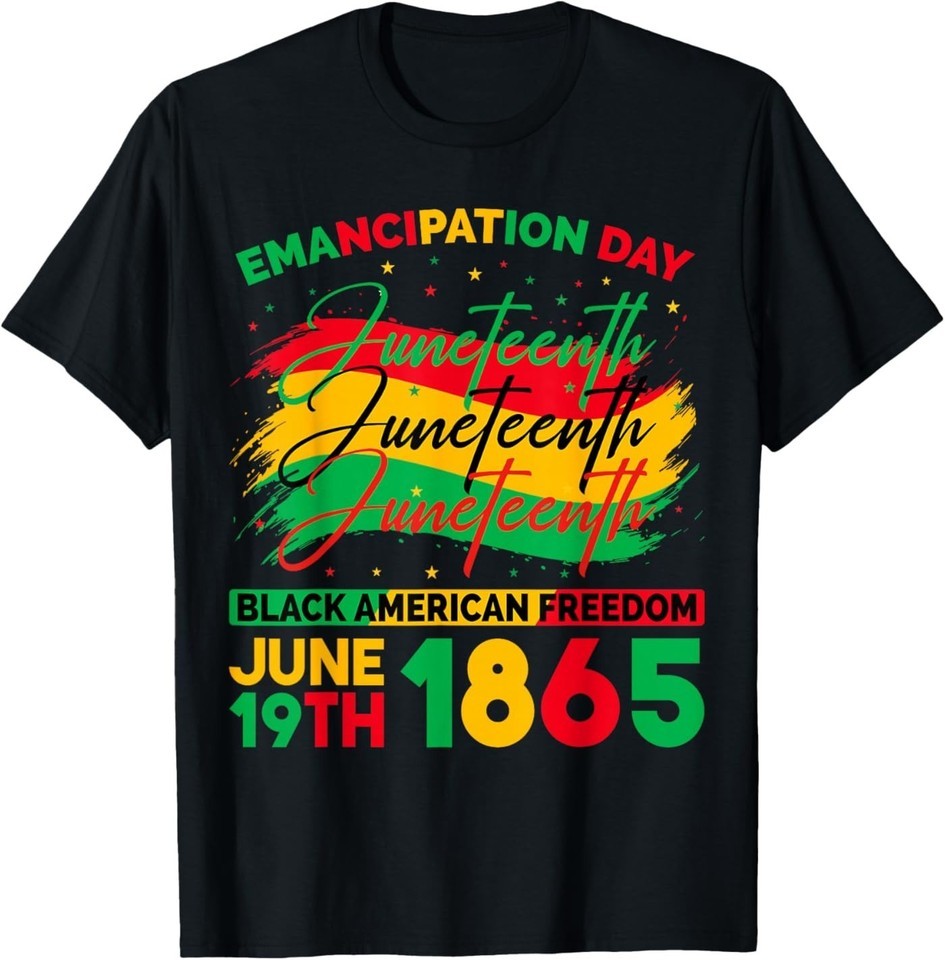 Juneteenth Black American Feedom 1865 Juneteenth Men Women T-Shirt gallery