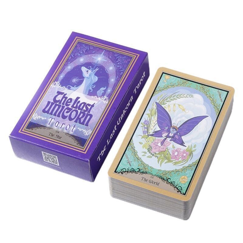 78 The Last Unicorn Tarot Cards Decks for Beginners Table Board Game Oracle Card