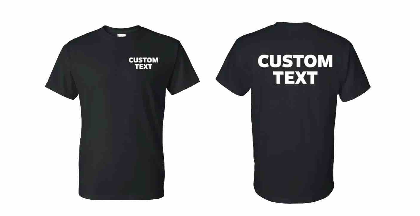 Custom T-Shirt, Personalized, Your Own Text, Gildan G640 gallery