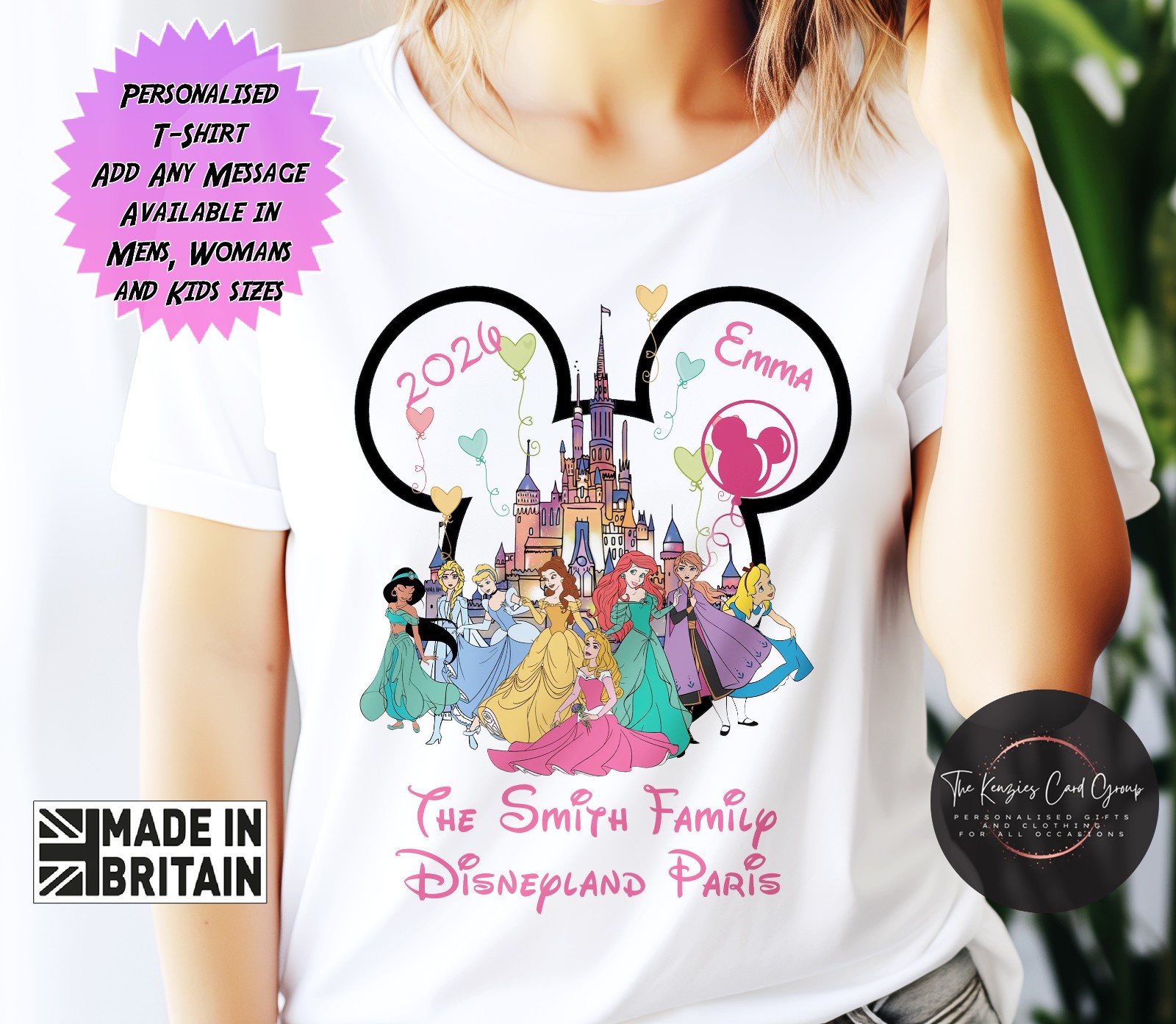 Disney Trip 2026 Family Matching T Shirt | Disneyland Disney Princess T Shirt V1