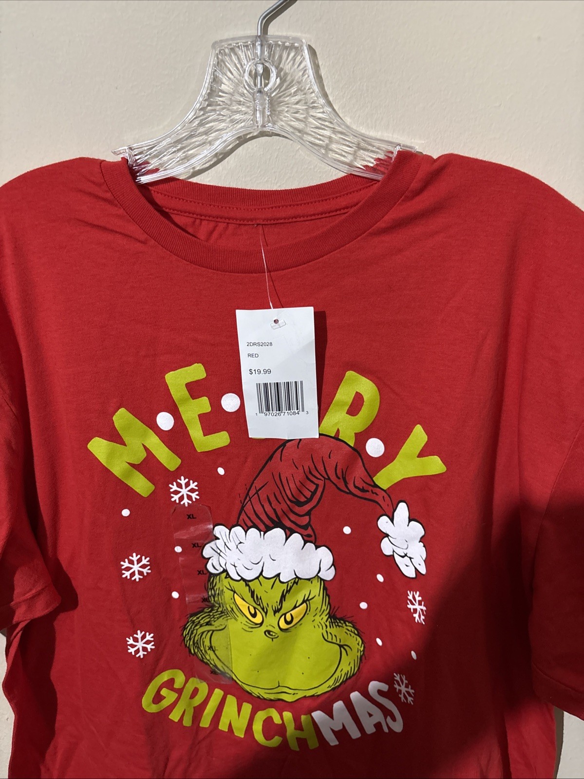 Grinch T Shirt X-Large Merry Grinchmas Holiday Dr Seuss Christmas Gift Stocking gallery