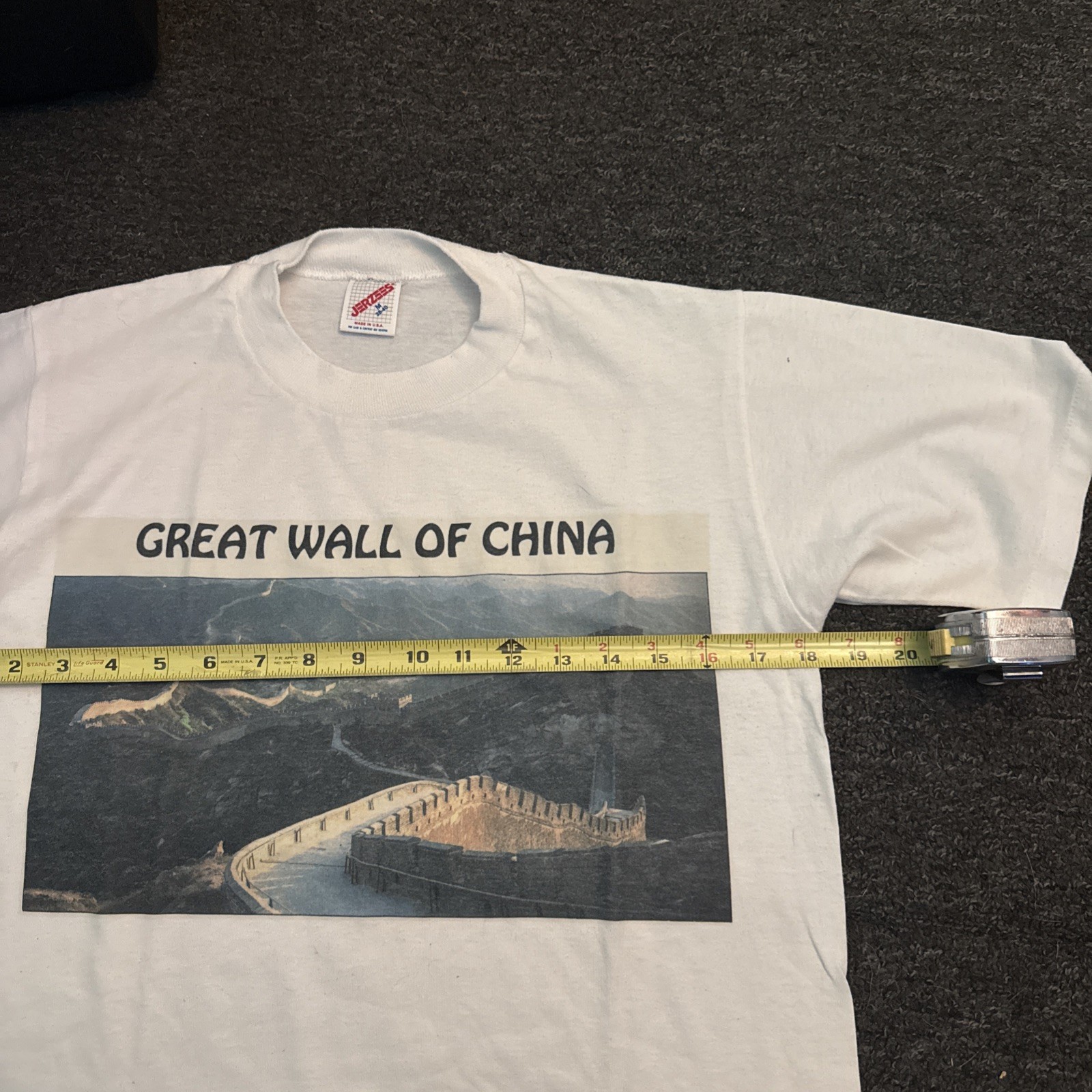The Great Wall Of China T-Shirt White Size Medium Jerseys Vintage Single Stitch gallery