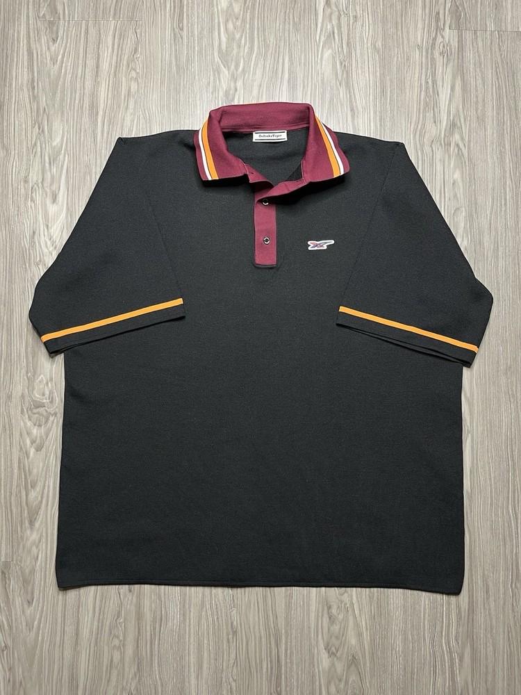 Onitsuka Tiger Oversized Polo shirt athletic Size XL Rare
