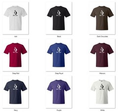 Powered by GNU LINUX Computer Geek Tshirts