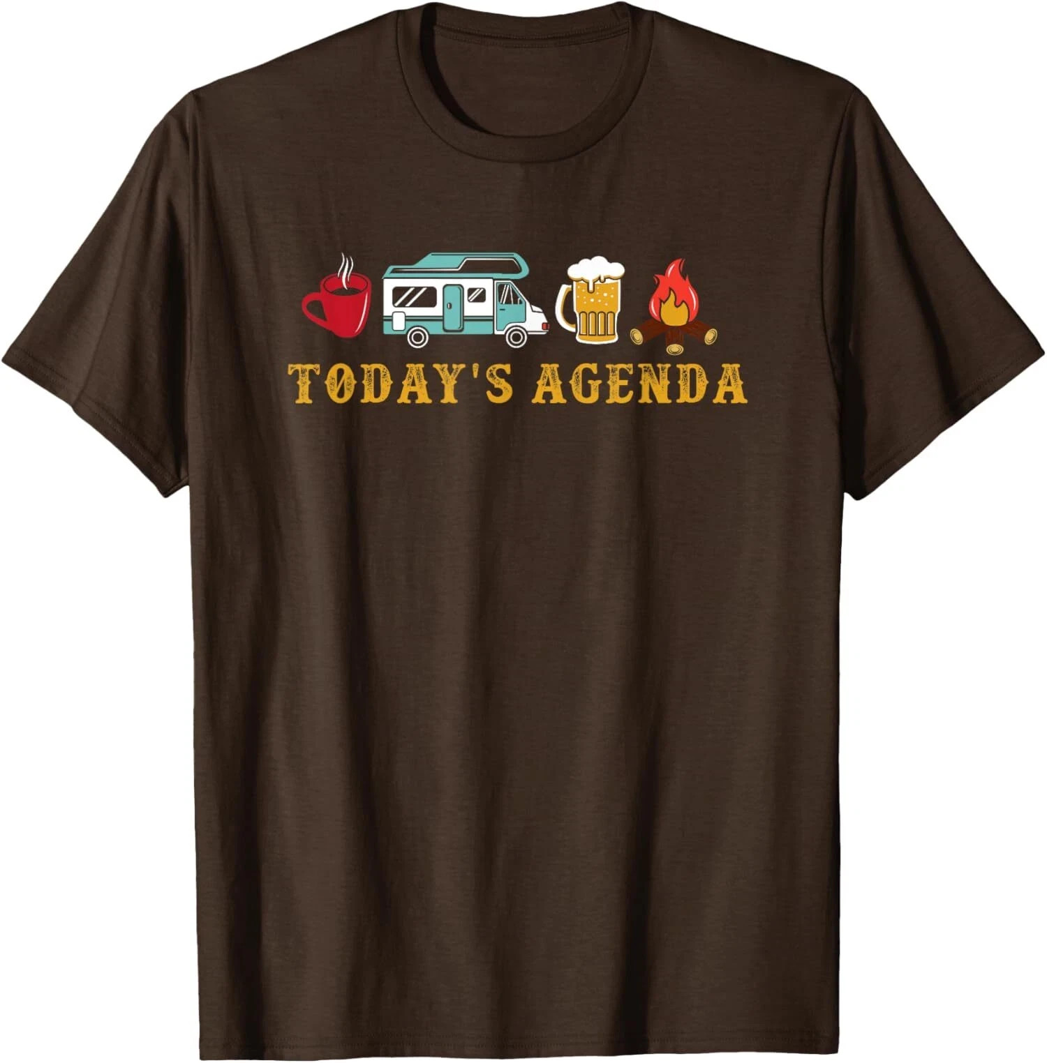 Motorhome RV Camper RV Camping Lover Agenda Unisex T-Shirt gallery