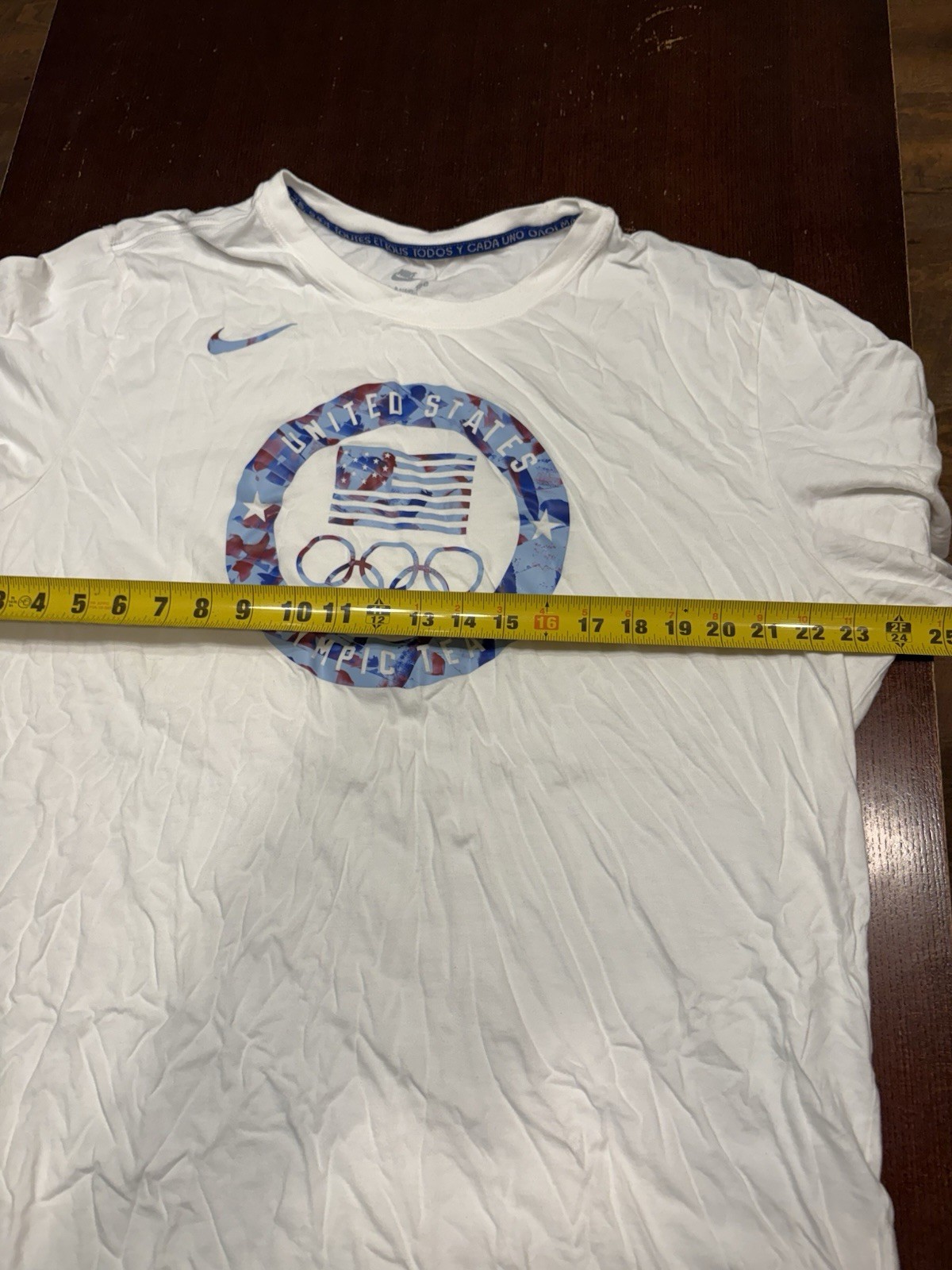 Nike The Nike Tee Men's Cotton USA Olympics Graphic T-Shirt White XXL gallery