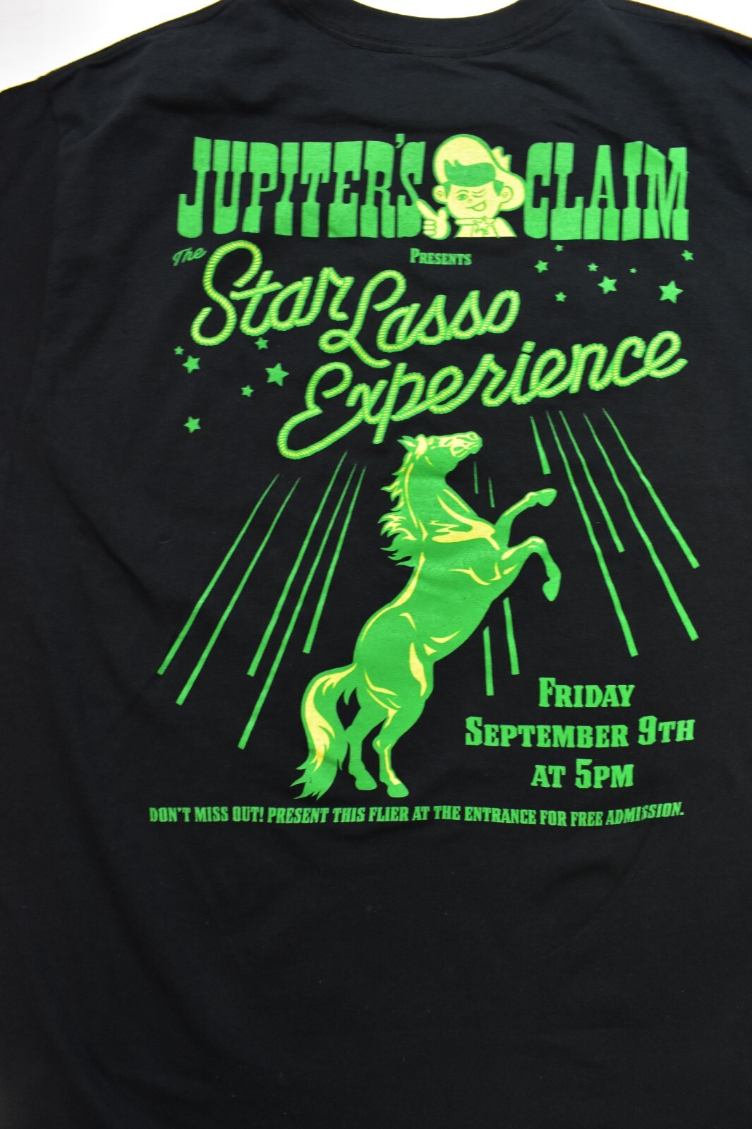 Nope Mens The Star Lasso Experience Jupiter's Claim Black Shirt New S-2XL gallery