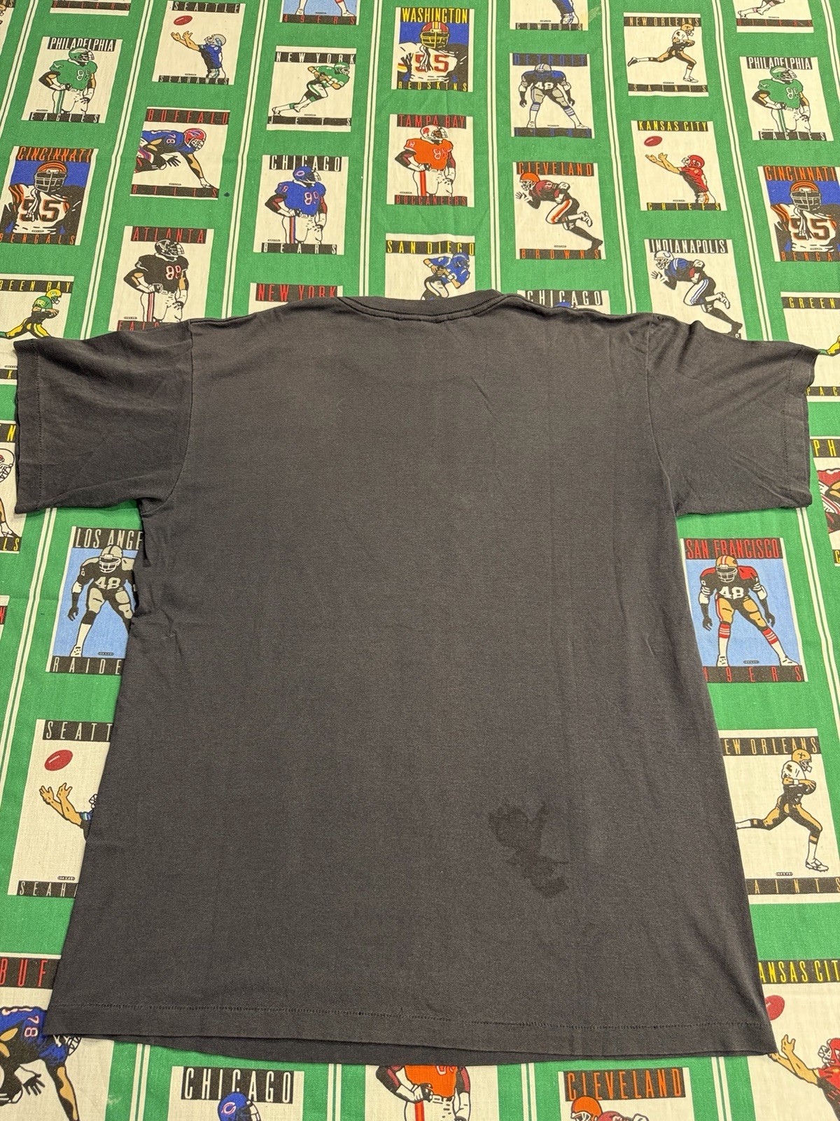 Vtg 80s Batman New York City Graphic Print Black Men's L Crew T-Shirt gallery