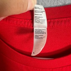 Apple Red iPod Touch Employee Long Sleeve Shirt Size Large