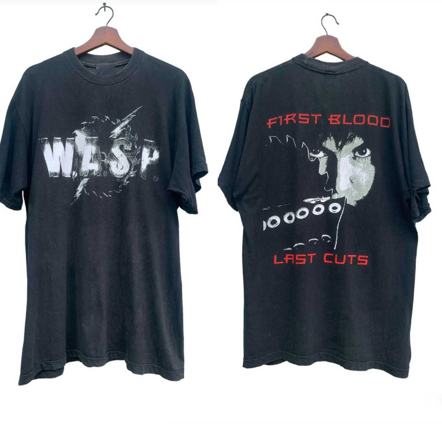 VTG W.A.S.P BAND Unisex T-Shirt All Size S-2345XL ZA612
