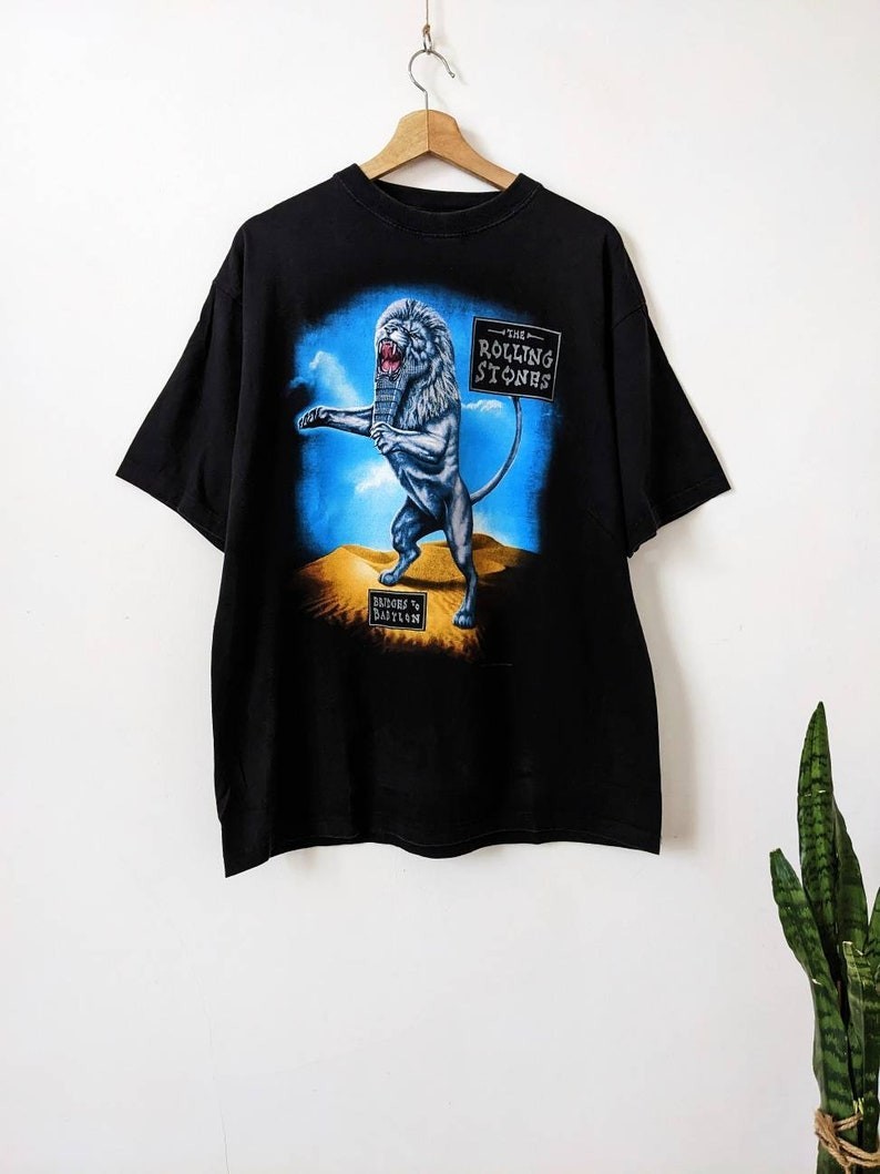 Vintage The Rolling Stones Merch T-Shirt 1997 Bridges to Babylon gallery