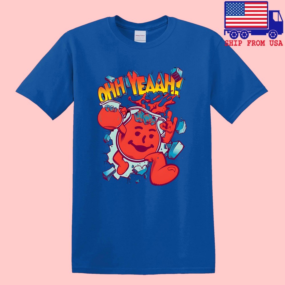 Kool Aid Man Drink Oh Yeah Men’s Blue Size S-5XL
