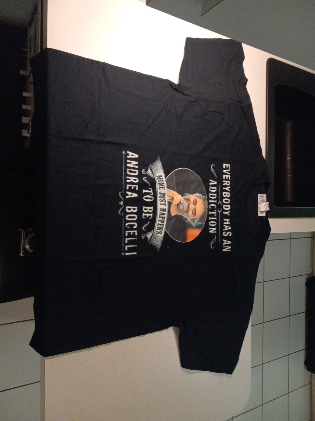 Everybody Has An Addiction Mine Just Happens To Be Andrea Bocelli 3XL T Shirt gallery
