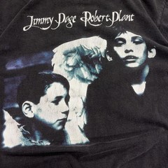 Jimmy Page & Robert Plant Walking into everywhere North American Tour Shirt L 90