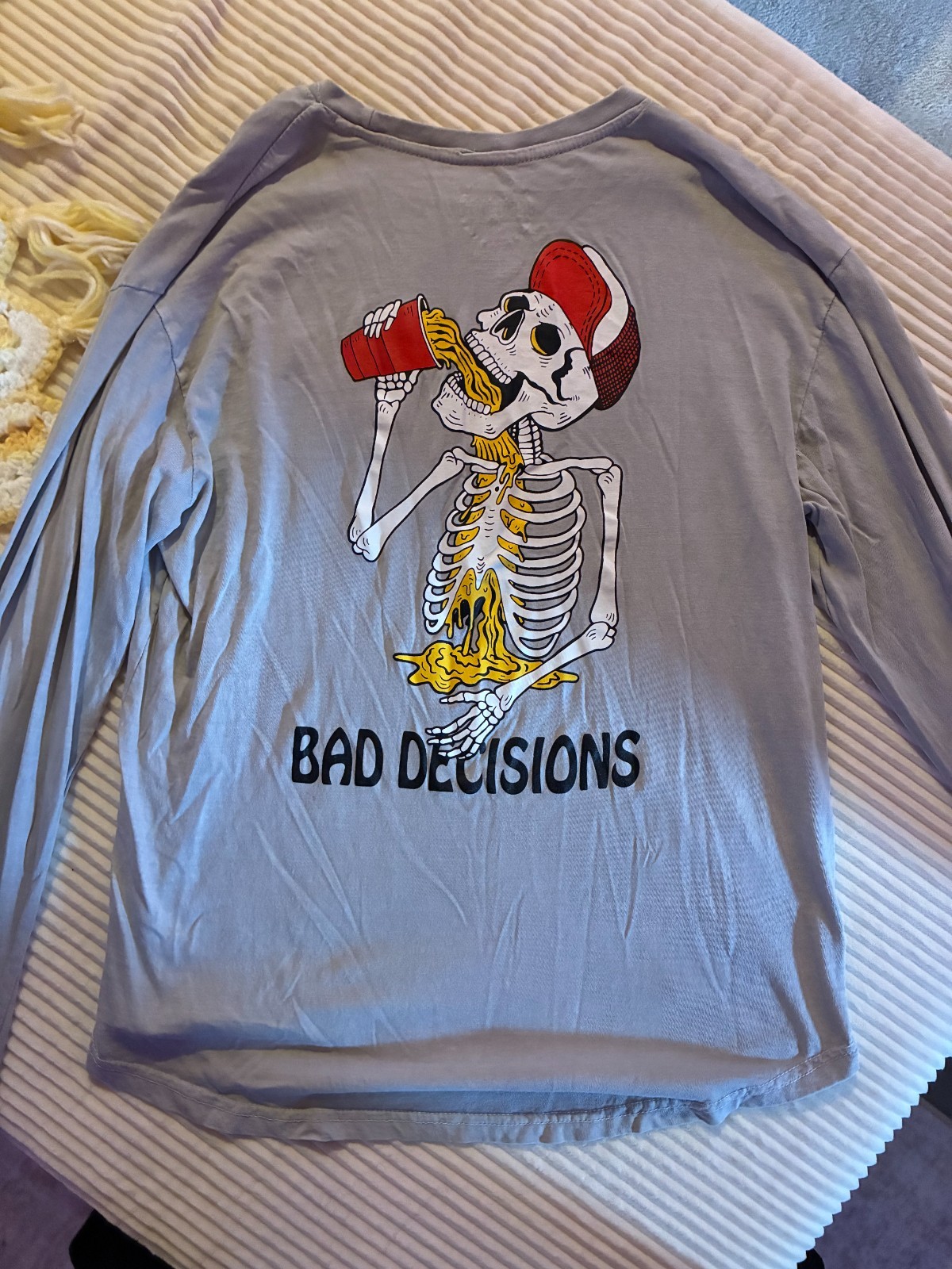 Bad Decisions Long Sleeve XL Dikotomy Premium Basics Standard Fit