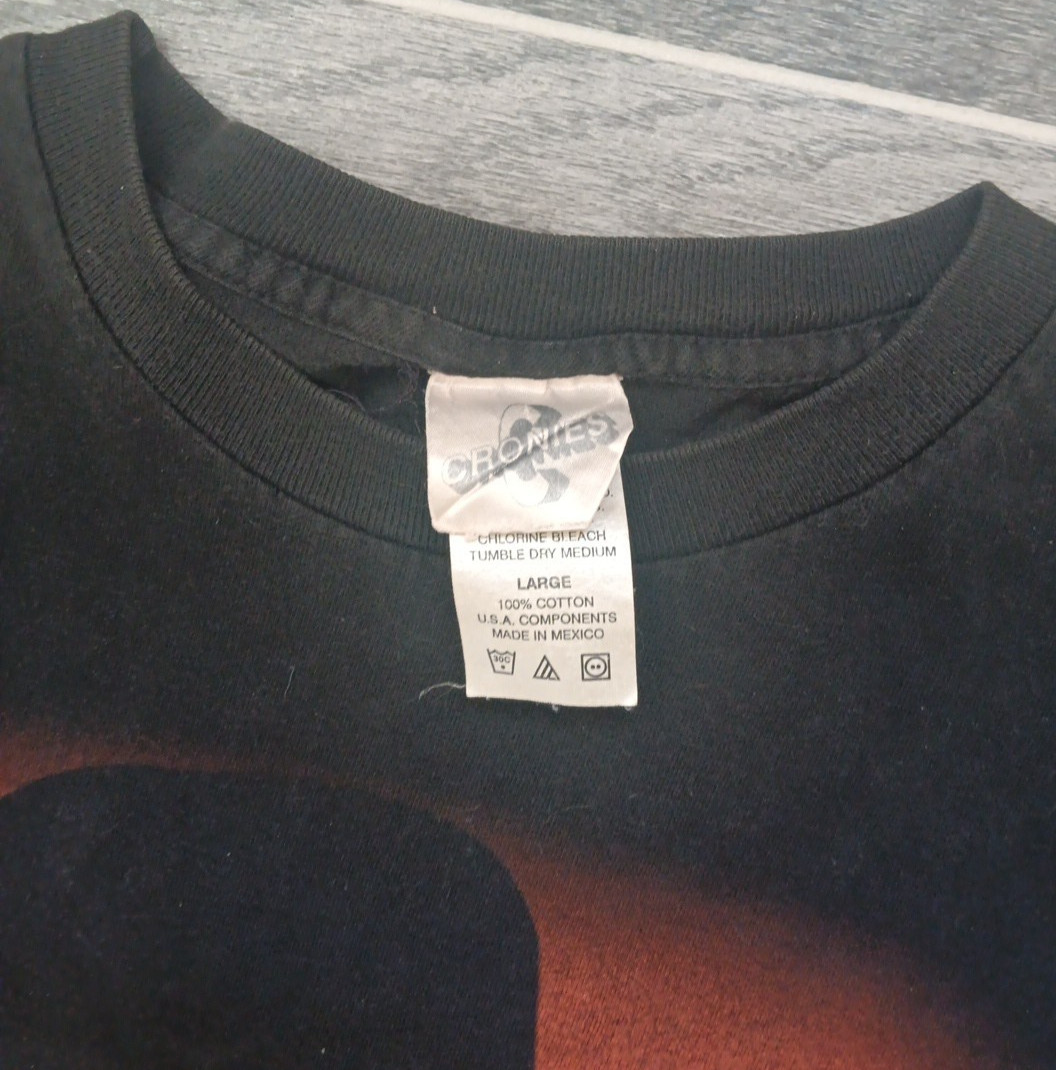 Vintage Tim McGraw Everywhere Cronies Mens Large Black T Shirt 1997 Y2K gallery