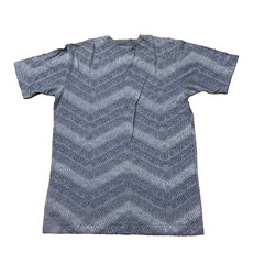 ELEMENT Shirt Men L Chevron Spellout Graphic Made USA Gray Surf Skate Tee 42″