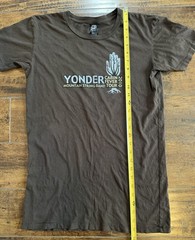 Alternative Yonder Mountain String Band Cabin Fever Tour 2010 T-Shirt Brown XL