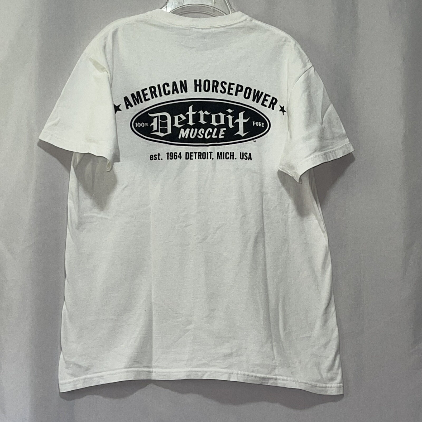 Detroit Muscle t shirt American Horsepower mens size medium euc e2300 gallery