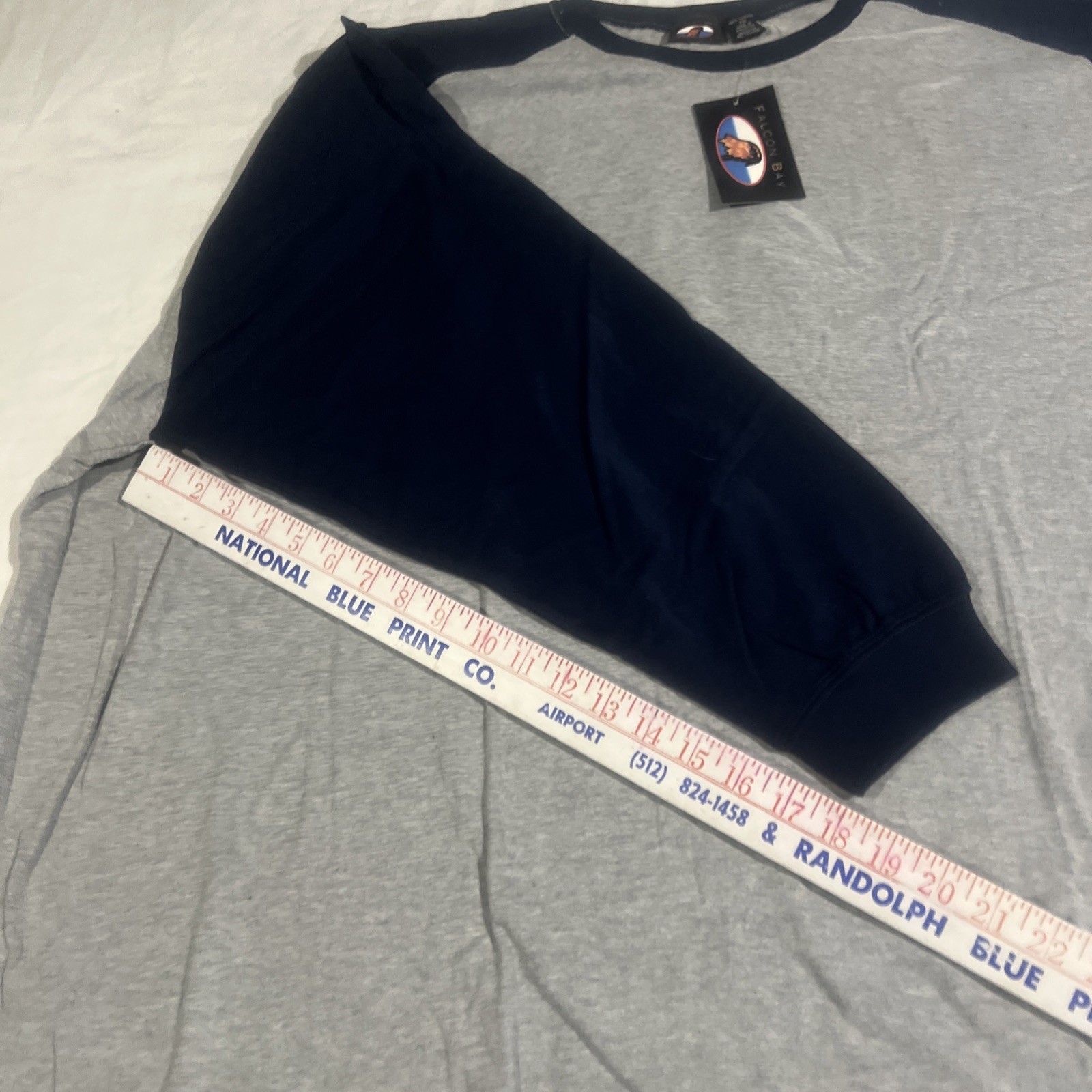Falcon Bay Men’s Big And Tall 7XL Baseball T-Shirt, Long Sleeve Nwt gallery