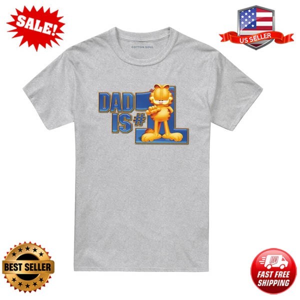 Garfield Dad Is Number One T-Shirt S-5XL gallery