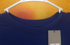Goodfellow & Co. Navy Blue Game Day T-shirt Size Small Cotton Modal Spandex