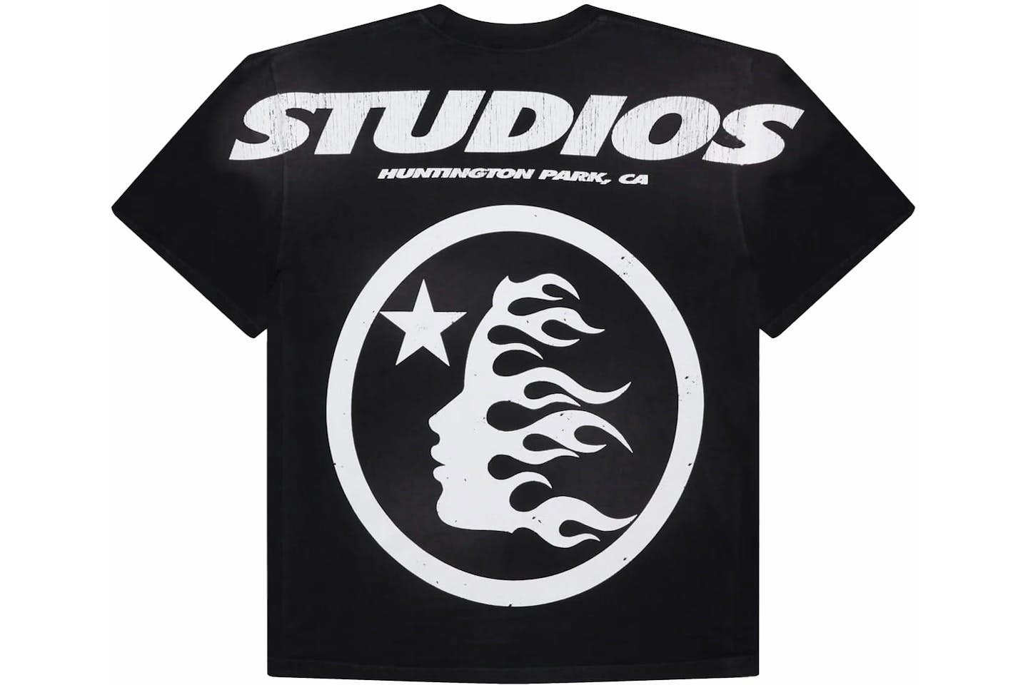 Hellstar Cartoon Logo Glitter Logo Men's T-Shirt Size M gallery
