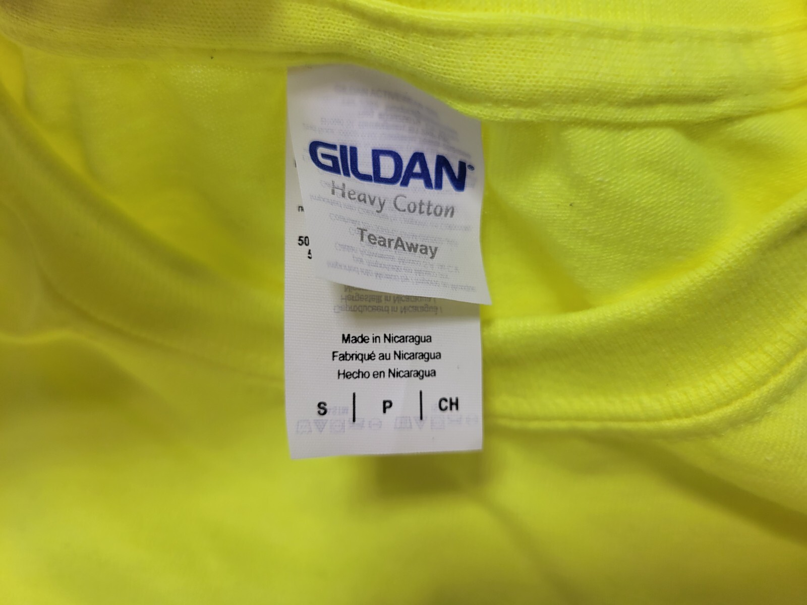 Mens's Safety Yellow Cotton Blend High Vis Long Short Sleeve T Shirt X2 Small gallery