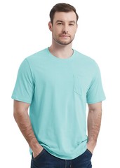 Men’s Pocket Shirts Short Sleeve Lightweight Cotton Summer Tops Performance Tee