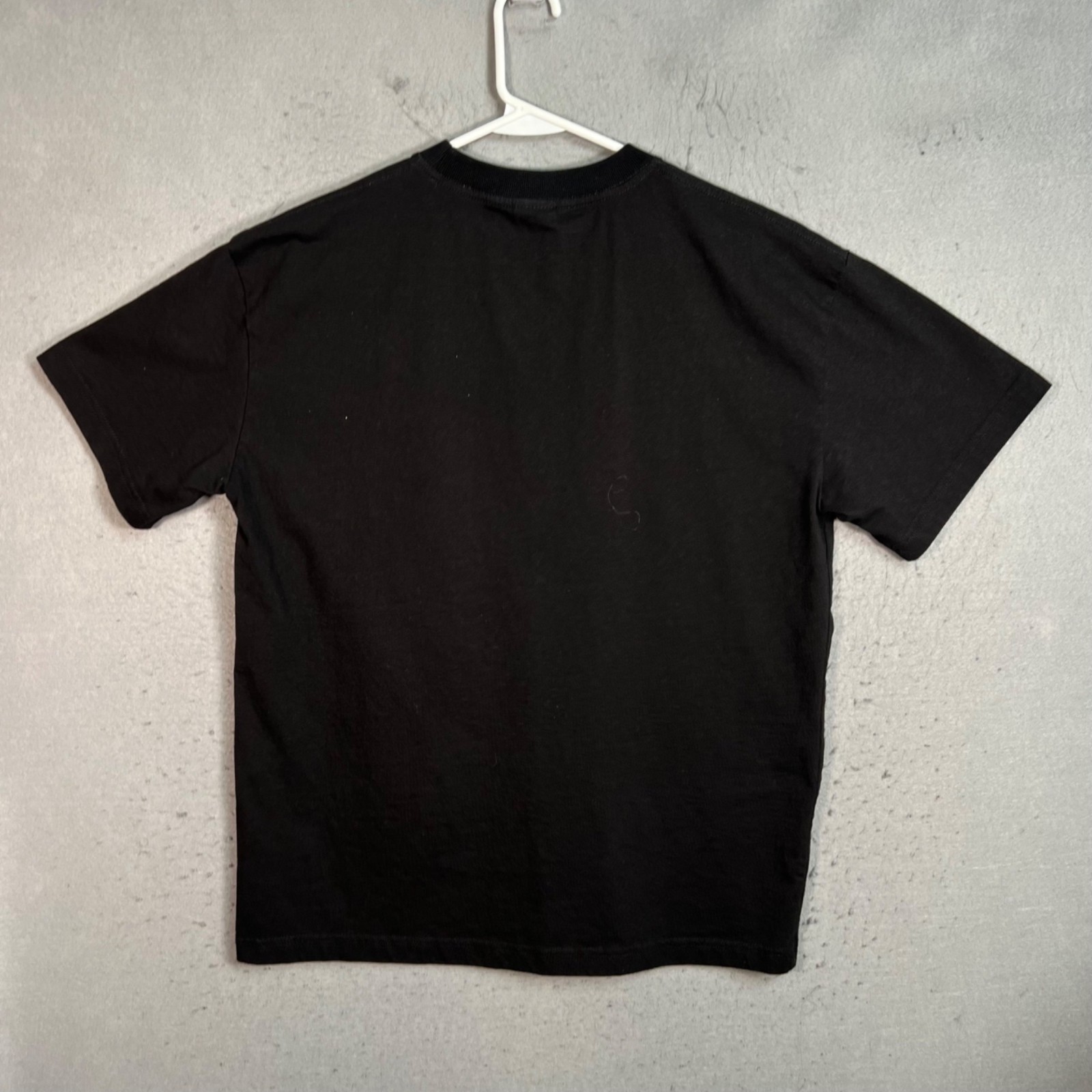 Carpet Company Mens Size Large Black T-Shirt Glitter Print 100% Cotton READ gallery
