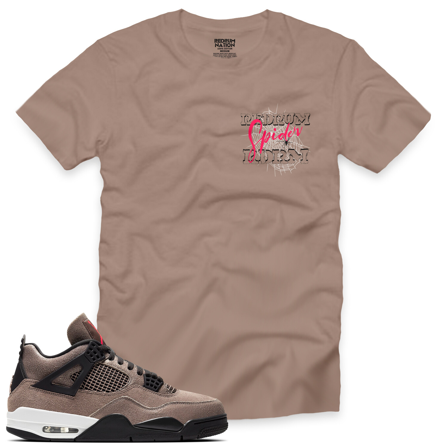 Taupe Haze 4 Redrum Spider T-Shirt