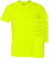 Gildan (10-pack) Safety Green Solid Cotton Short Sleeve Blank Tee T-Shirt S-XL