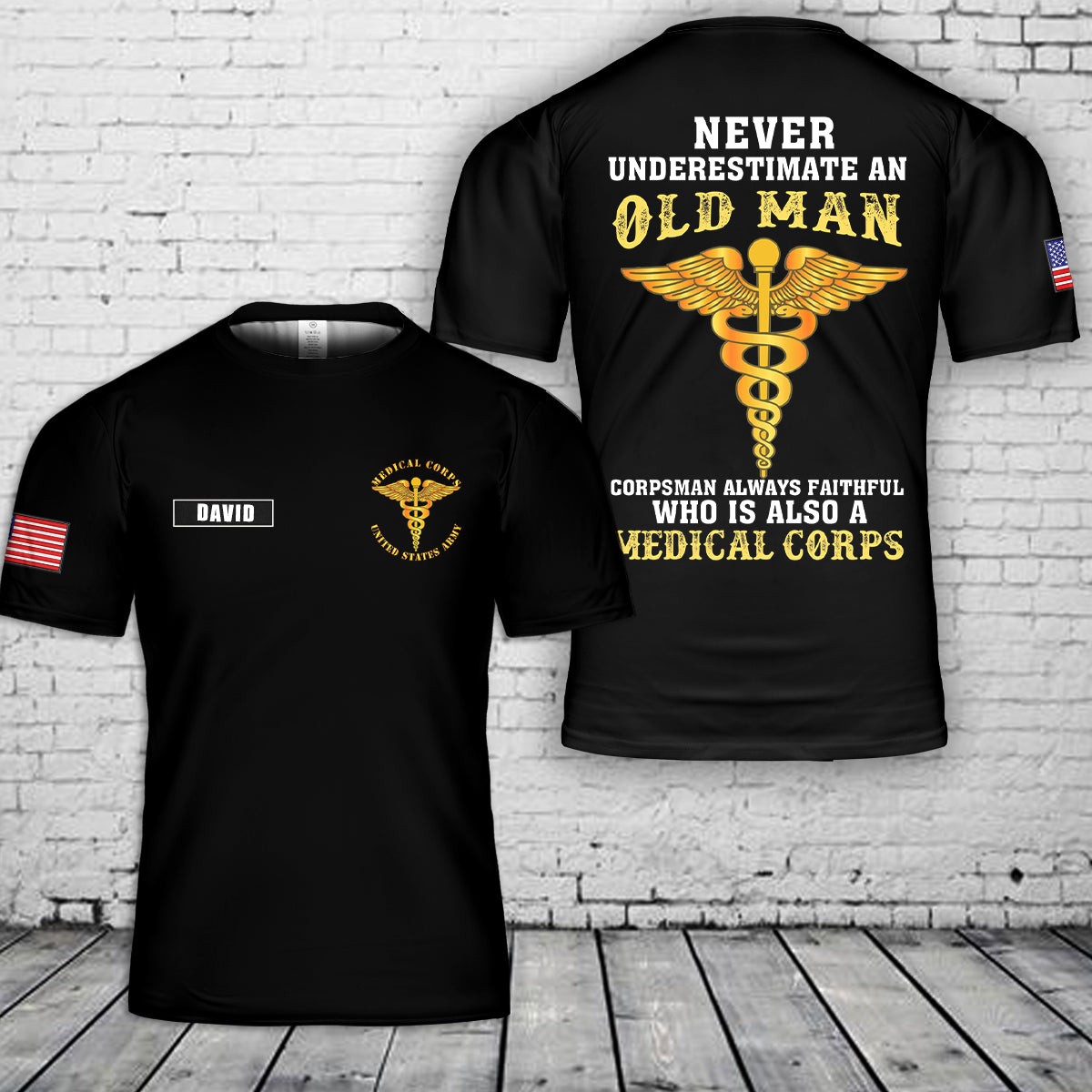 Custom Name Corpsman 3D T Shirt_f0x_95 gallery