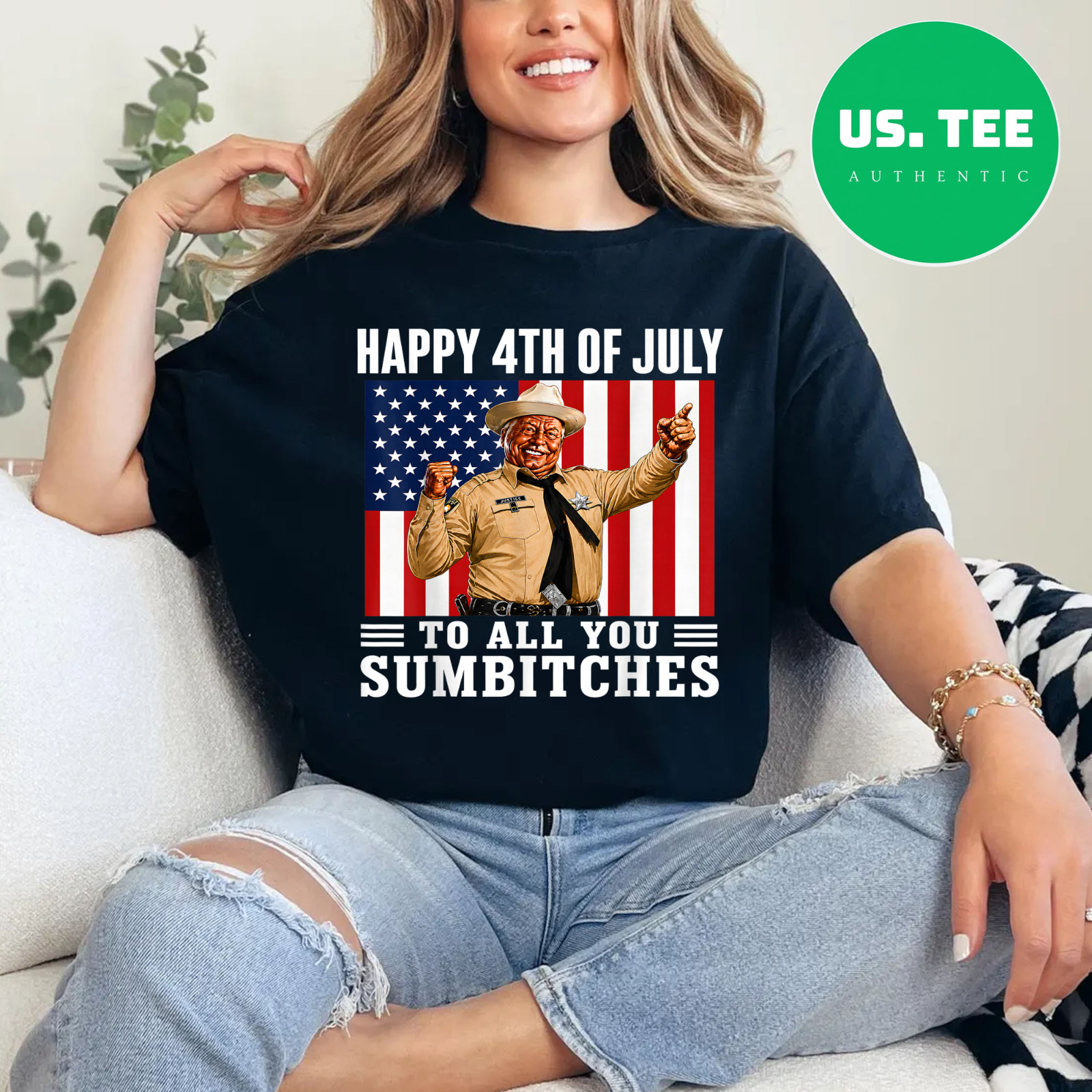 Happy 4th of July to All You Sumbitches T-Shirt gallery