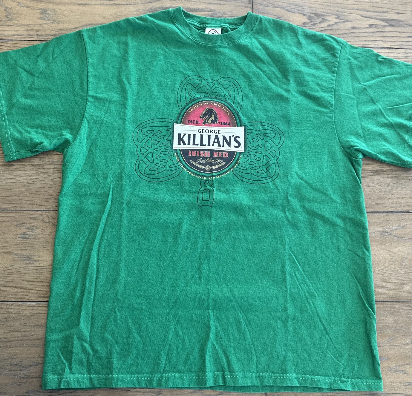 Coors Official Killian’s Irish Red T-shirt Green Friends 1st *See Measurement* L gallery