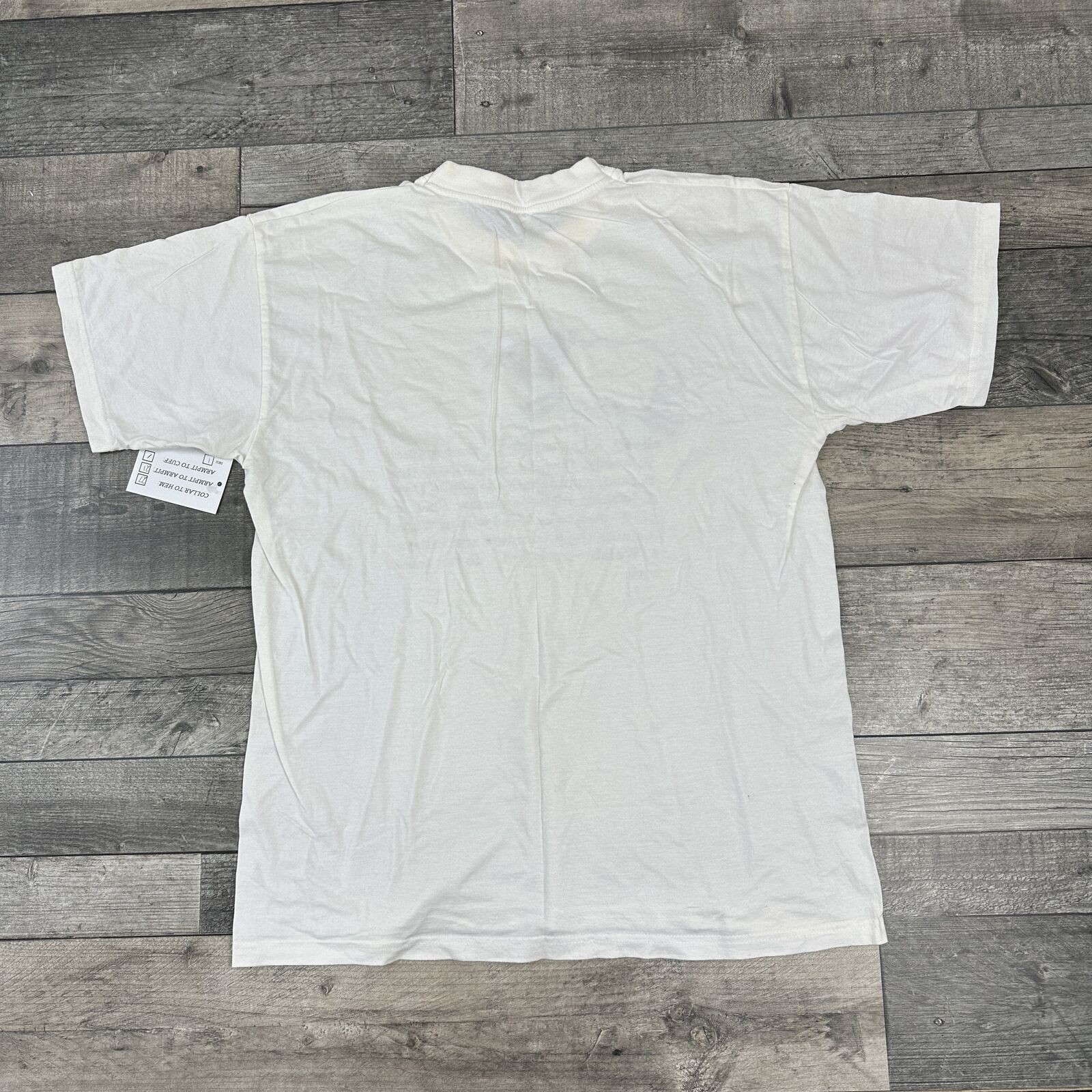 Vintage T-Shirt Graphic Print Sheep Wildlife 90s Y2K White Mens Large gallery