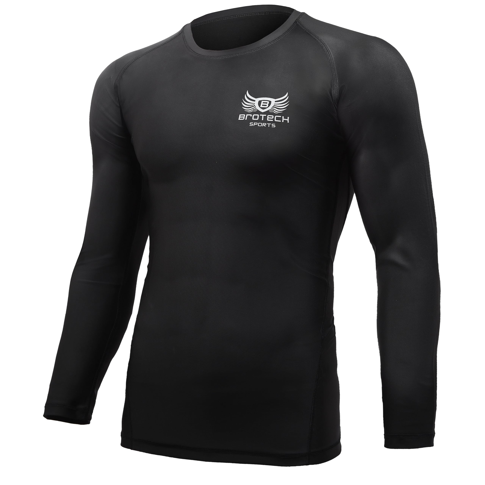 Brotech Men’s Long Sleeve UPF 50+ Baselayer Skins Performance Fit Compression…
