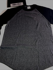 Shaka Active Baseball Raglan Shirtl 3/4 Sleeve Cotton Blend sz:S-2X