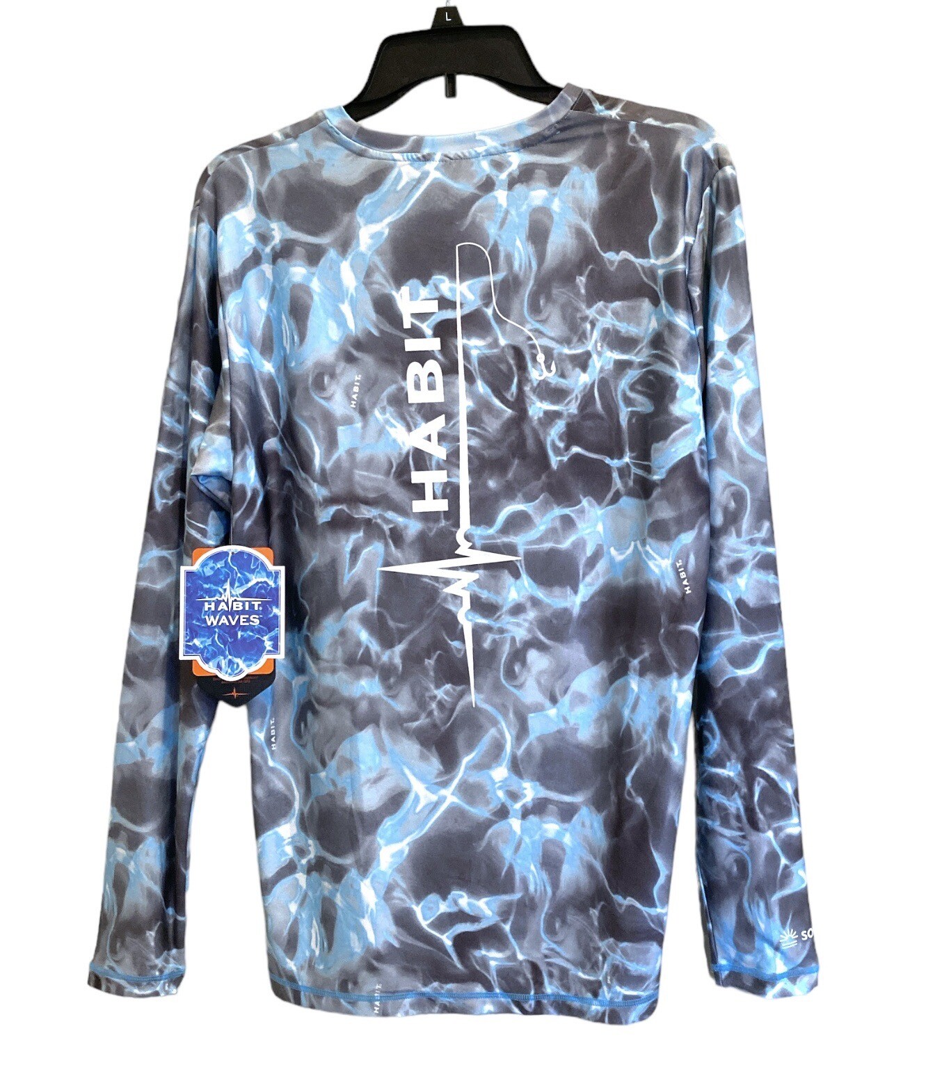 Habit Mens Small UPF 40+Long Sleeve Performance Shirt Wicking Cooling Quick Dry gallery