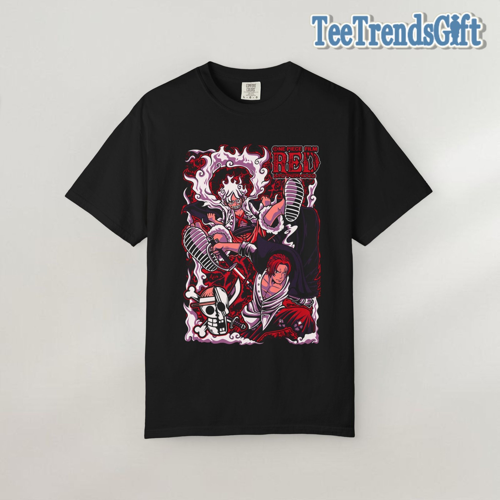 "One Piece" Monkey D Luffy X Shanks Film Red Edition T-shirt gallery