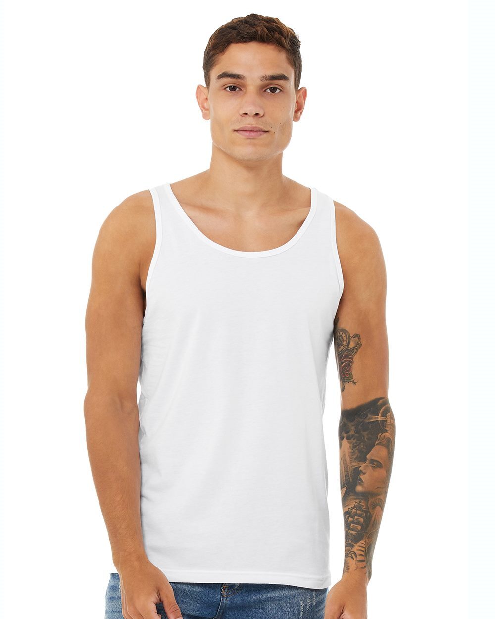 Bella Canvas Premium Unisex Triblend Jersey Sleeveless S-XL Tank Top R-3480 gallery