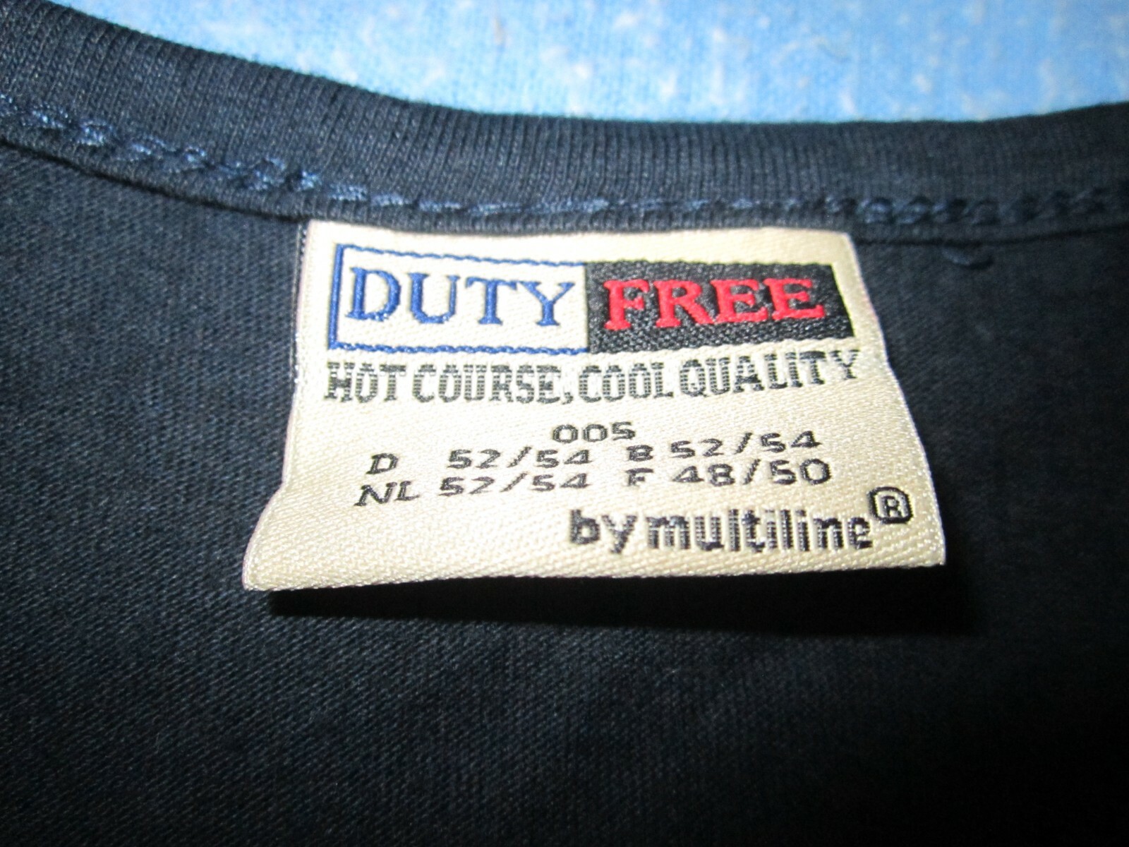 Klassisches Boxerstyle Herren-Tanktop-DUTY FREE-marineblau-Gr.52/54 gallery