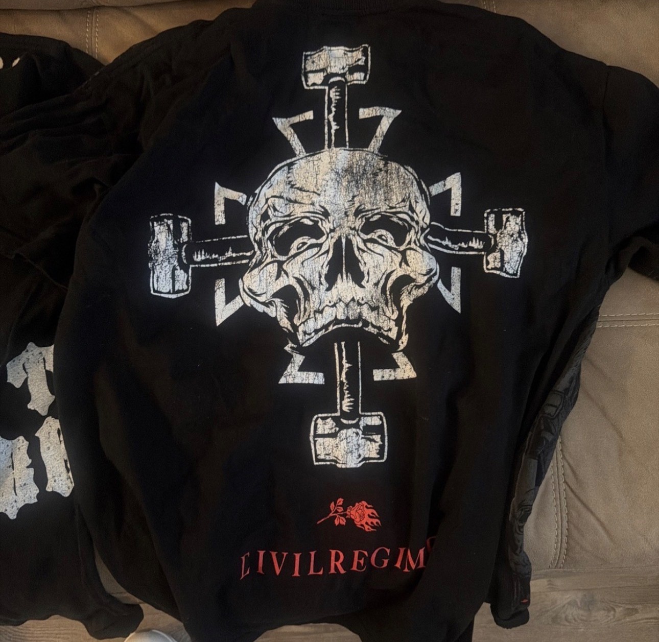civil regime shirt wwe Triple H size small nwt gallery