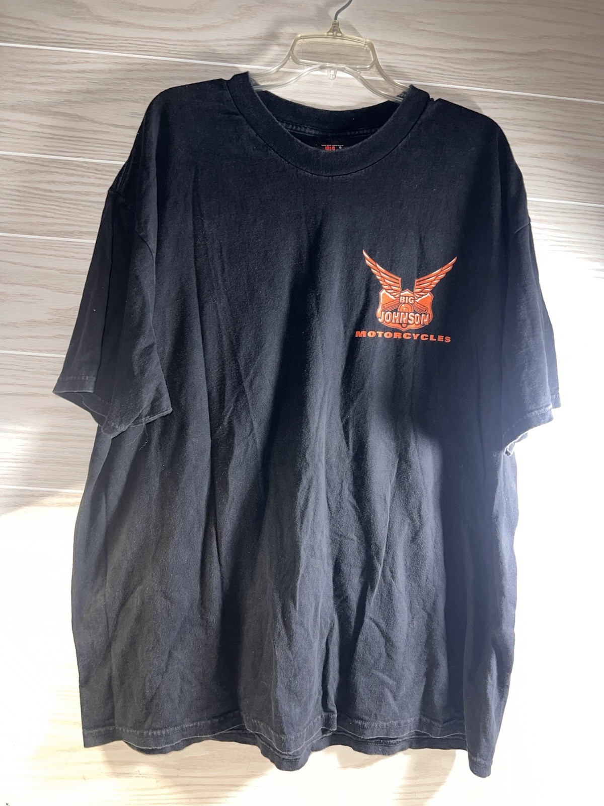 Vtg 1998 Big Johnson Motorcycles The Bi*ch Fell Off T-Shirt Size XXL 2XL MEN gallery