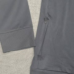 Members Mark Mens Pullover Large Size Black Long Sleeves Top with Zip Pocket