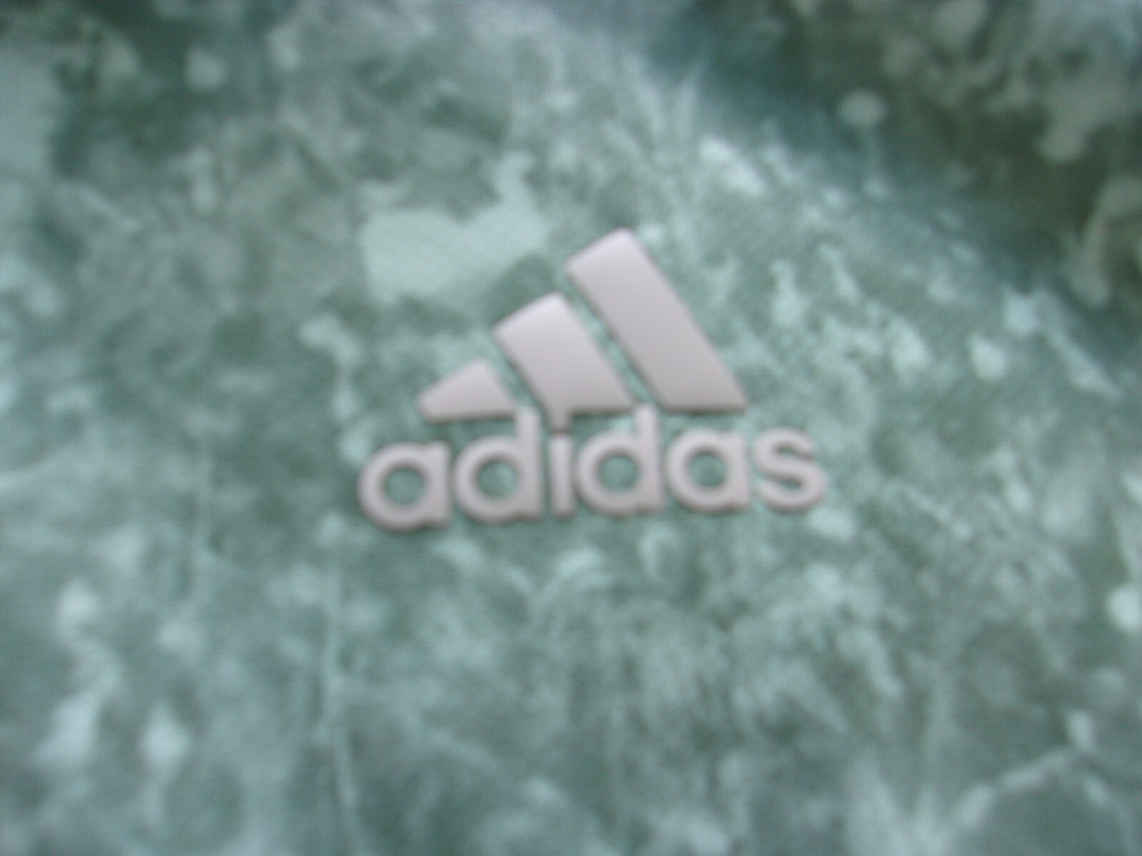 NWT Adidas polo, men's S, or L, camo green, polyester, pointed collar, $65 gallery