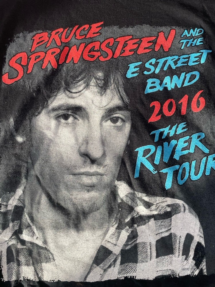 Bruce Springsteen 2016 The River Tour T-shirt Rare Jersey MetLife Show Variation
