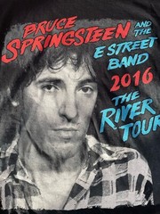 Bruce Springsteen 2016 The River Tour T-shirt Rare Jersey MetLife Show Variation