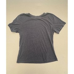 Dip Mens Large Charcoal Gray Heather Short Sleeve Crew Neck T-Shirt Basic Tee